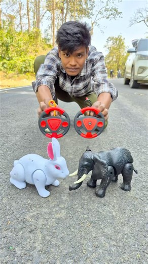 Rc Rabbit vs remote control Elephant unboxing Dese🔥#shorts