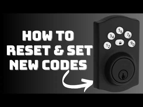 How to Reset Weiser Elements Keypad Deadbolt