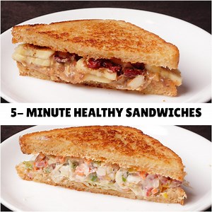 378K views · 1.6K reactions | 5-Minute Healthy Veg Sandwiches in 2 Ways - High Fibre & High Protein Written Recipe: https://bit.ly/2Fn14MU Follow me on Instagram: https://www.instagram.com/aartimadan/ #SandwichRecipe #PeanutButter #Sandwich #IndianRecipes #AartiMadan | Aarti Madan | Facebook