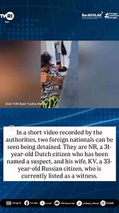 Marijuana Plantation Raid in Bali! Bali Police arrested two foreign nationals — NR (31, Dutch) and his wife KV (33, Russian). At their residence, police found a professionally set-up hydroponic marijuana farm with temperature control, automatic watering, and CCTV monitoring. NR admitted to building the system himself and getting seeds from someone identified as "C" in May 2025. No harvest had yet been made. Both are detained at Bali Police HQ and face charges under Indonesia's Narcotics Law, car