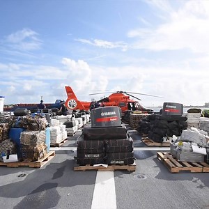 498K views · 96 reactions | US Coast Guard crews hauled in more than 458,000 pounds of the drug in the last fiscal year. | Business Insider Today | Facebook