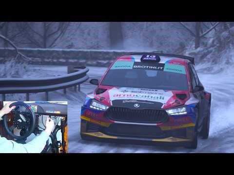 Asseto Corsa Rally 0.3 Col du Turini (Full SNOW) / Skoda Fabia RS Rally2 / 2K 60FPS
