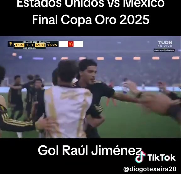 Estados Unidos vs México 1-1 Gol de Raúl Jiménez Copa Oro 2025 Final (5/7/2025) #EstadosUnidosvsMexico #EstadosUnidosvsMexicoResumen #FinalCopaOro2025 #ResumenYGoles #fypシ゚