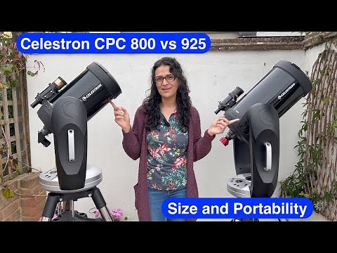 Celestron CPC 800 vs 925 - size and portability