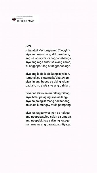 Exploring Unspoken Thoughts Through Tagalog Poetry