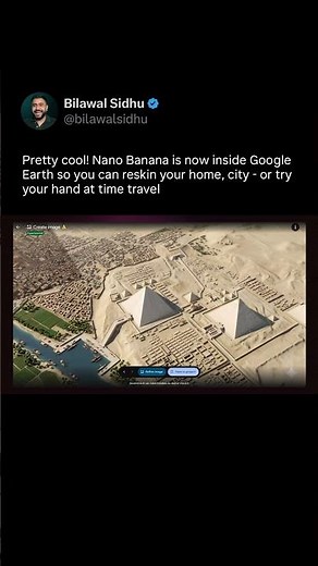 Nano Banana Is Now Inside Google Earth!