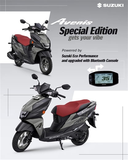 172K views · 919 reactions | Style turned smart. The Suzuki Avenis gets your vibe with a bold look, Bluetooth console, and eco-smart performance​ #SuzukiIndia #SuzukiMotorcycle #SuzukiAvenis #StreetKaOG | Suzuki Motorcycle India | Facebook