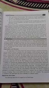 what is world bank discuss it's organisation and structure