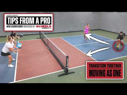 The Key to Better Pickleball Doubles? Move as One Unit