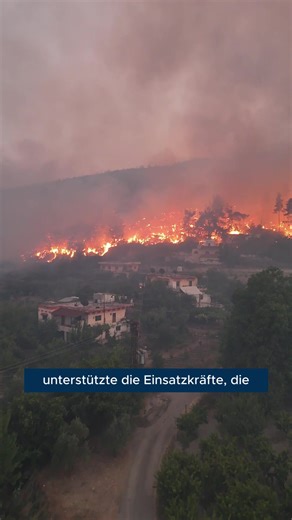 Die schweren Waldbrände in Syrien sind wieder unter Kontrolle. Unsere Schwestergesellschaft, der Syrian Arab Red Crescent - الهلال الأحمر العربي السوري hat sowohl die Einsatzkräfte als auch die betroffenen Menschen unterstützt. | Deutsches Rotes Kreuz
