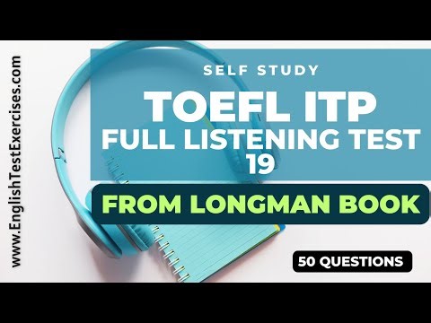 Full TOEFL ITP Listening Test 19 #TOEFL #TOEFLITP #TOEFL2025