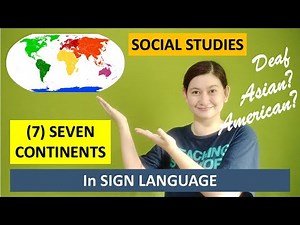 7 CONTINENTS in SIGN LANGUAGE with DEAF TEACHER Sandie Jane Sy | QUIZ by Allan Cabalquinto
