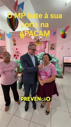 The Public Prosecutor's Office knocks on your door at APACAM #seniors #cancer