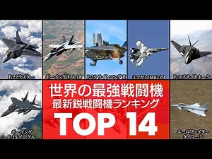 [2025 Latest Edition] Over 10 billion yen each! Top 14 Strongest Fighter Planes Competing in Each...
