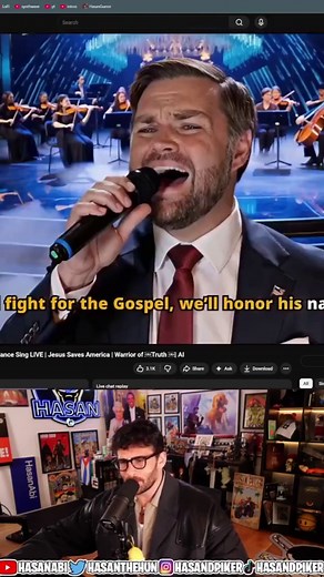 Hasan Sings 'We Are Charlie Kirk' on Twitch