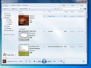 How to Play Song with in Media Player in windows 7