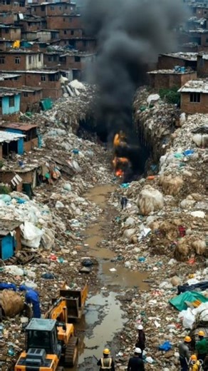 From Garbage Hill Slum to Modern City 🏗️ 8K Cinematic Timelapse Transformation | Unreal AI Makeover