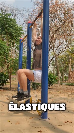 Here's how to add weight to pull-ups using an elastic resistance band.