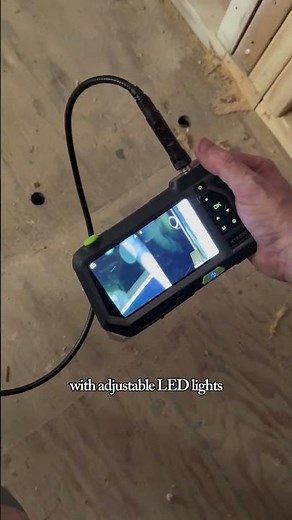 Teslong NTS500 Inspection Camera with Rotating Dual Lens Probe in Action