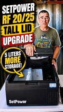 SetPower RF 20/25 Portable Fridge Tall Lid Upgrade #setpower