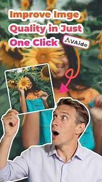 Improve Image Quality Online with AI for Free | Just One Click! #photoediting #design #tutorial
