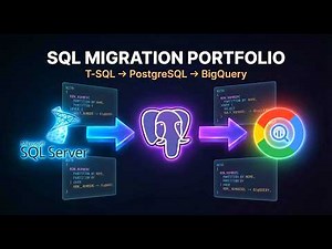 SQL Migration Project | SQL Server → PostgreSQL → BigQuery