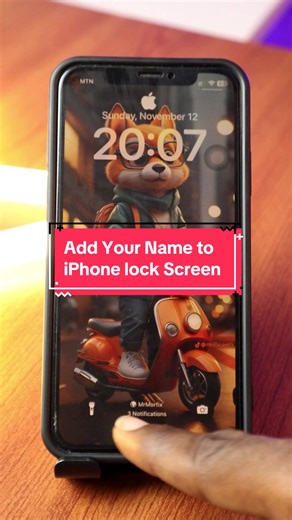 How to Add Your Name to iPhone Lock Screen