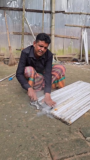 71K views · 947 reactions | Amazing Showpiece Making Using Wastage Tube Light #viralpost2025シ | Indian Street Food | Facebook