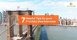 7 Helpful Tips for Your F1 (USA) Visa Interview 1. Dress Formally 2. Keep All Necessary Documents Ready. 3. Communicate Clearly. 4. Avoid Memorized Responses. 5. Know Your Institute and Program. 6. Prove Your Intent to Return Home. 7. Maintain a Positive Attitude Don’t leave your future to chance. Contact us for professional guidance and support. ☎️ +8809666779911, 01844536601 #F1visainterviewtips #USAstudentvisainterview #F1visapreparation #usvisainterview | EducationHub | Facebook
