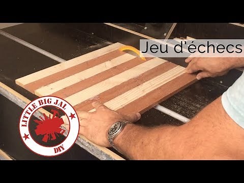 Comment fabriquer un plateau d'échiquier