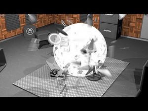 Heavy metal exploding drum set