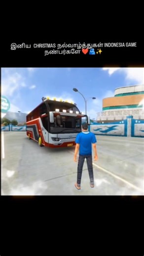 natpu__mohan_007 on Instagram: "Happy chrimas indonesia bus game Friends 🫂✨. #bussimulatorindonesia #bussid #busgaming"