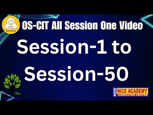 Session 1 to 50 | OSCIT ALL SESSION ONE VIDEO| MKCL ERA LIVE | OSCIT SESSION | OSCIT ALL SESSION |