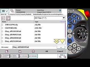 ABB IRC5 FlexPendant: How to save EVENTS LOG on a USB memory as "Elog_allDATE.txt"