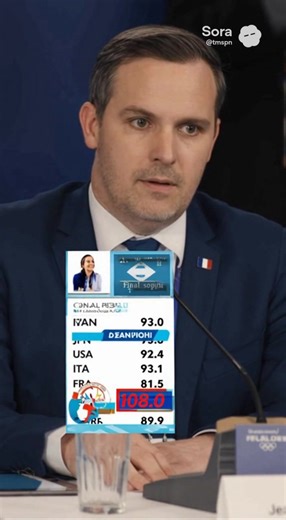 French judge Jezabel Dabouis is under fire 👀🇫🇷 He’s accused of manipulating scores at a figure skating event to favor France — and block Team USA from taking gold 🥇🇺🇸 The skating world is buzzing. | Sports Entertainment News