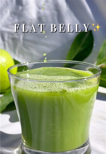 Flat Belly Green Juice: Morning Refreshing Summer Recipe