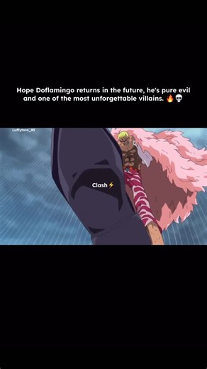 Strawhat Pirates on Instagram: "#luffy #and #doflamingo #haki #clash"
