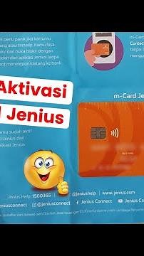 Cara Aktivasi m-Card Jenius BTPN - Kartu Debit