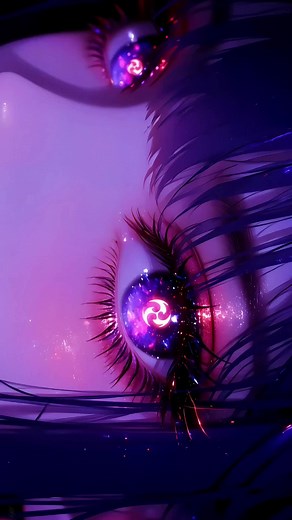 Live Wallpaper Raiden Shogun: Aesthetic Anime Eyes