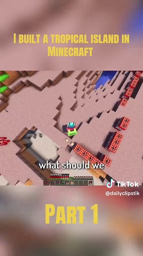 Creating a Tropical Island in Minecraft: Part 1