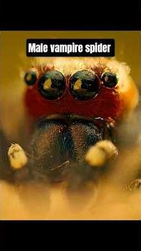Spider that drinks blood#wildlife #sciencefacts