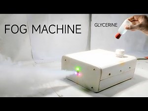 ধোয়া মেশিন তৈরি। Howtomake mini Dj fog machine I diy mini fog machine I amazing science project.