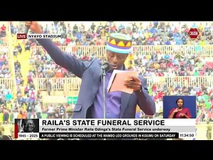 Raila Junior Odinga honours the memory of his father, Raila Amolo Odinga, with a powerful tribute