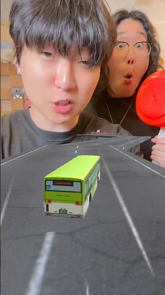 Bus Racing Beatbox Game 🚌💨Can the bus reach the finish line first? 🏁 #beatbox #tiktok