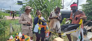 Introducing Inspector SAP! When the baddest officer in town run in pon de vagrants dem is bare sesh. Bladdam and Stumpy and Drum Cover cooking up a whole pot by the roadside. If yuh like what yuh see, get urs from Mohamed's Manufacturing Enterprises - Peppys | Nothing to Laugh About