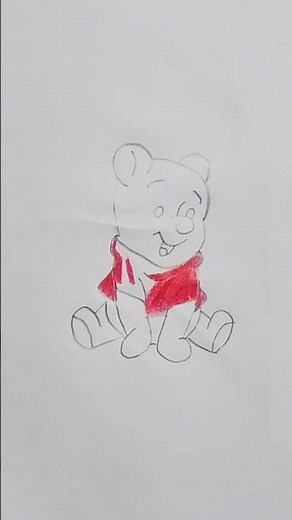 How to draw winnie the pooh | easy tutorial drawing |