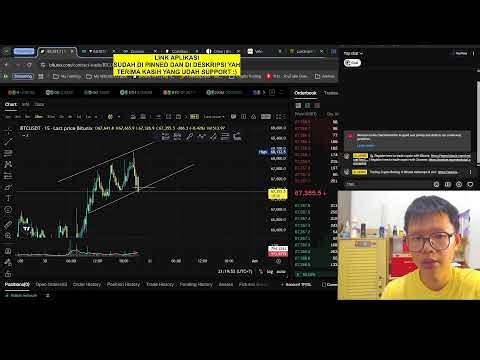 Live Trading Futures Crypto Sampai 1M : BTC Menghijau!