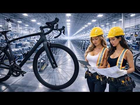 Inside a High-Performance Bicycle Factory (Carbon Fiber Layup, Frame Welding & Final Assembly)