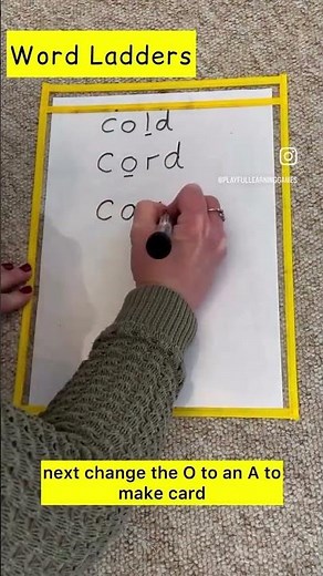 Here’s a fun word game that you can play to develop spelling and vocabulary building too! It’s