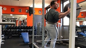 Three plates on squats was plenty today. As long as I can get a few sets nice and controlled I’m happy. It’s not always about weight!!! | Jake Nikolopoulos